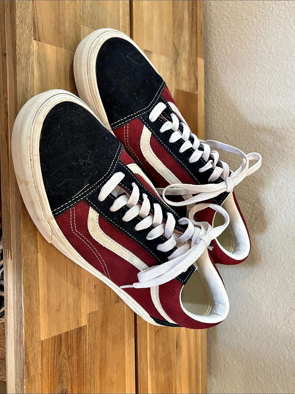 Vans Old Skool Yacht Club Sneakers Black & Red US 11.5